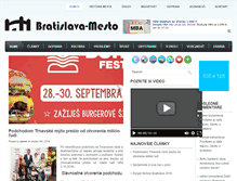 Tablet Screenshot of bratislava-mesto.eu